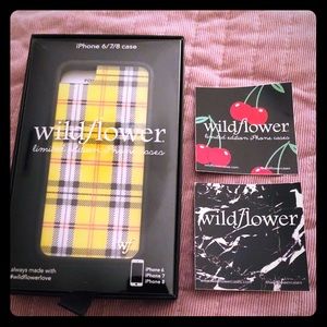 Wildflower Yellow and Plaid Phone Cass